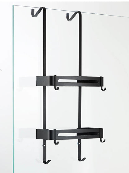 Nail-Free Hanging Bath Shelves